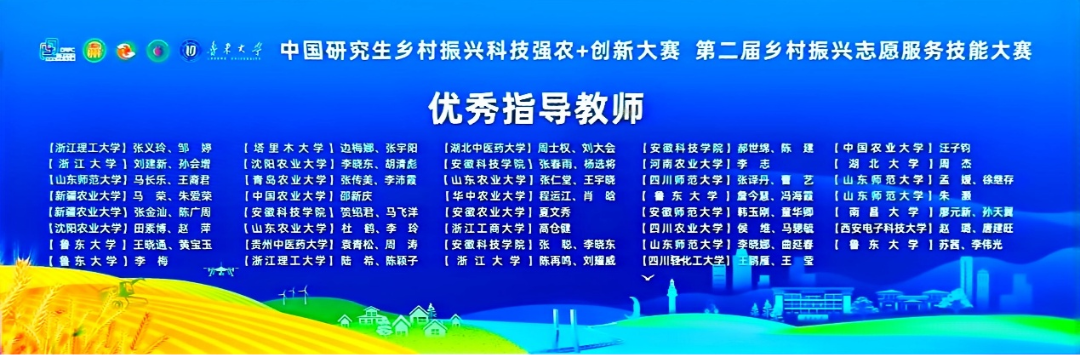 鲁东大学水产学院在第二届全国研究生乡村振兴志愿服务技能大赛中斩获一等奖